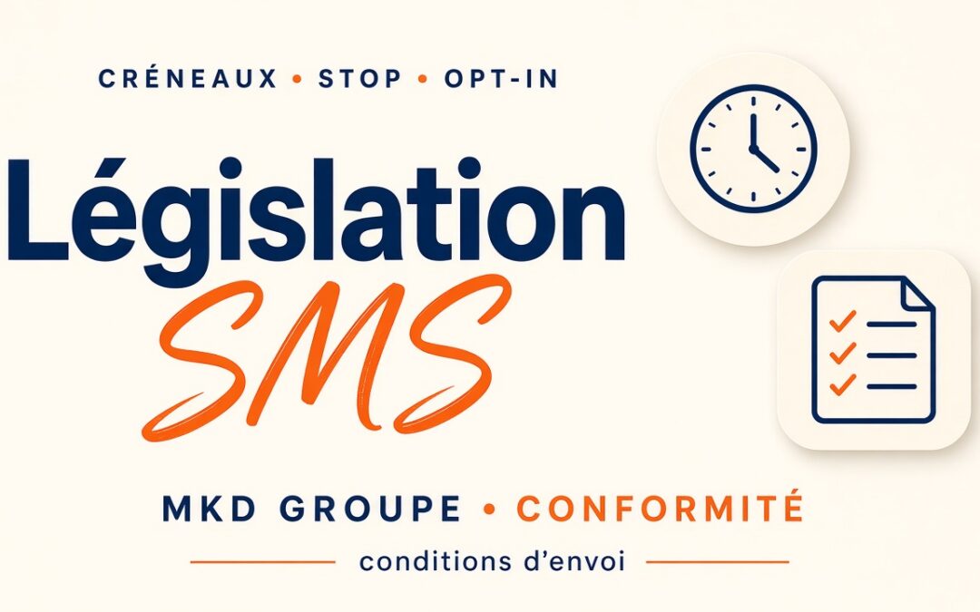 Législation des envois de SMS : créneaux, STOP et opt-in