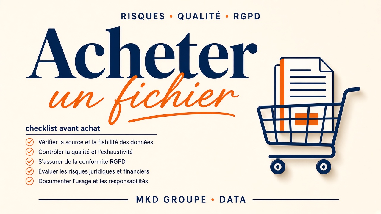 Acheter un fichier de prospection : risques et alternatives — MKD Groupe