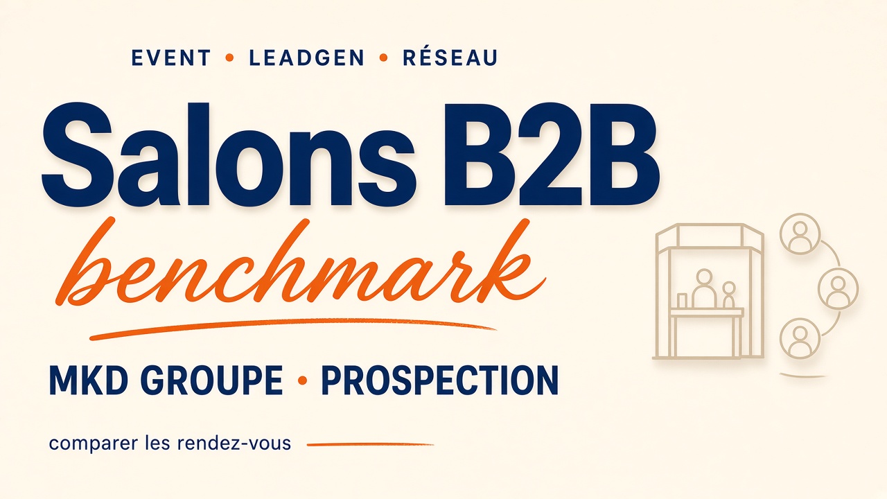 Benchmark des salons B2B : choisir ses événements de prospection — MKD Groupe