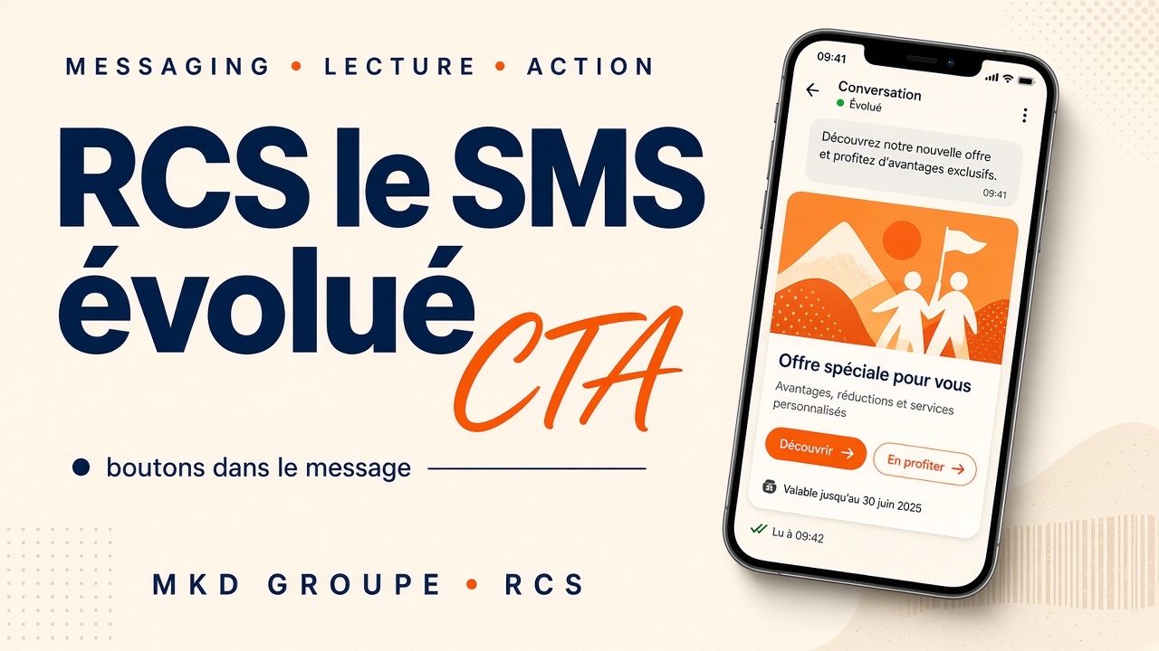RCS : SMS enrichi avec CTA — MKD Groupe