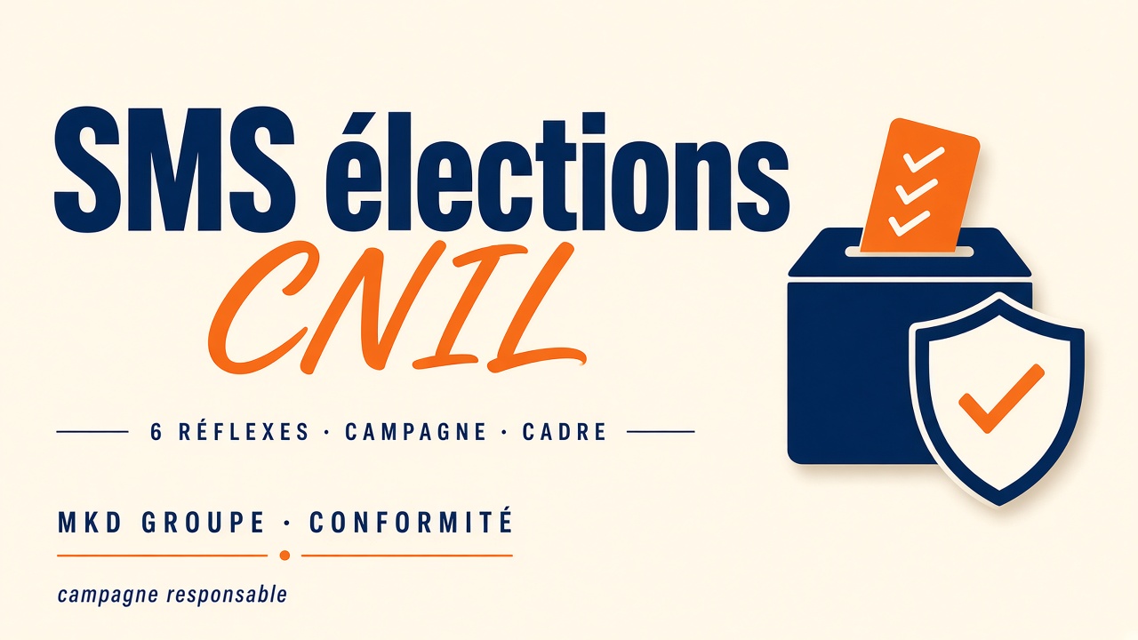 Élections : 6 réflexes pour une campagne SMS conforme CNIL — MKD Groupe