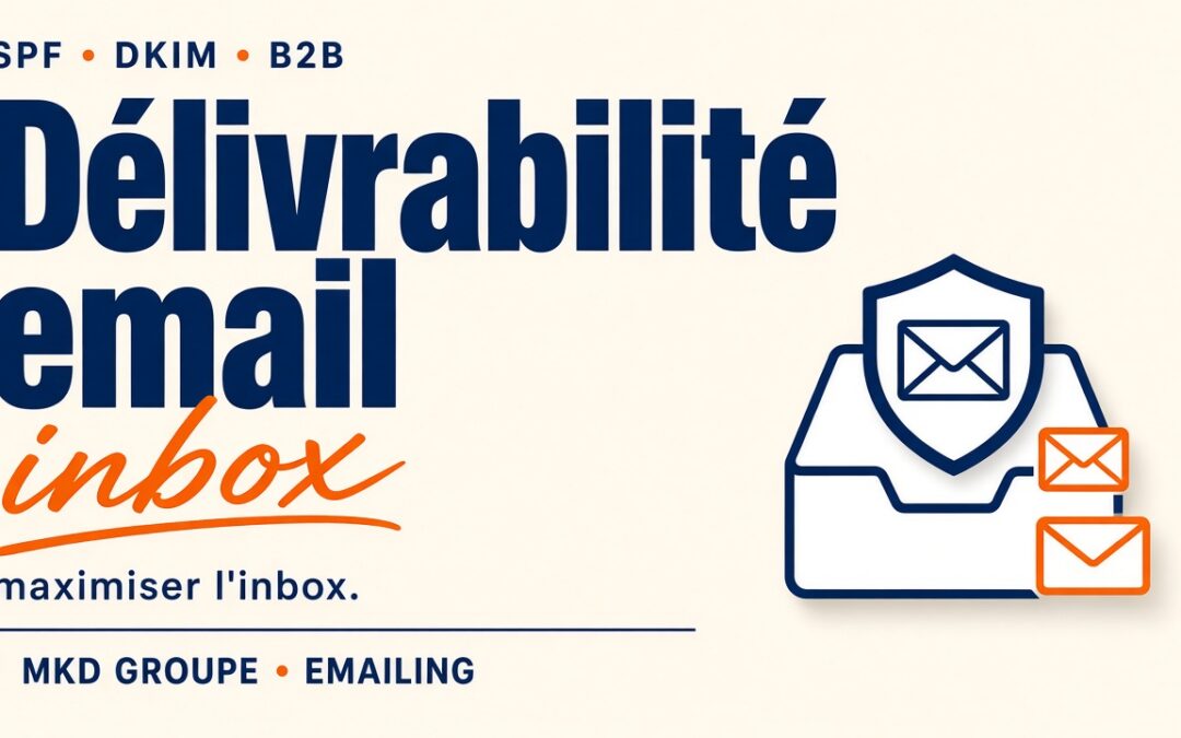 Délivrabilité email B2B : atteindre l&rsquo;inbox en pratique