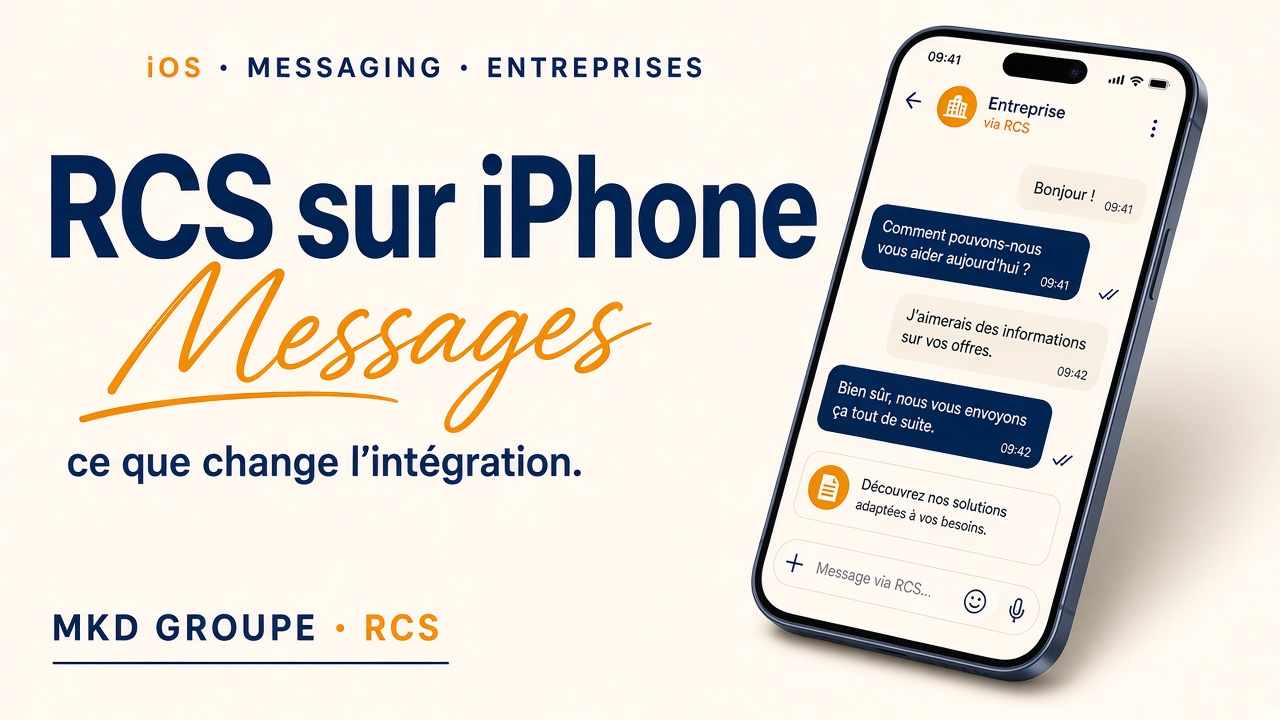 RCS sur iPhone : ce que change l'intégration Apple — MKD Groupe