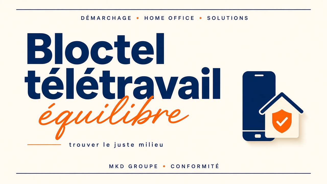Démarchage téléphonique et télétravail : trouver un équilibre après Bloctel — MKD Groupe