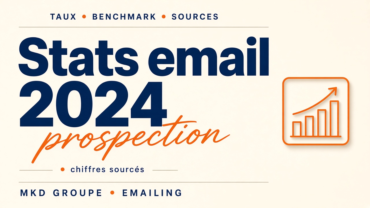 Prospection par email : statistiques sourcées et pièges de lecture — MKD Groupe