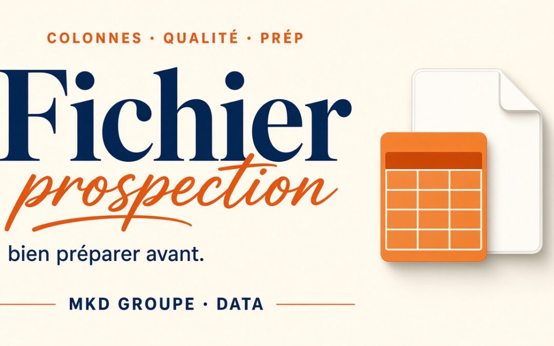 Préparer un fichier de prospection : méthode terrain