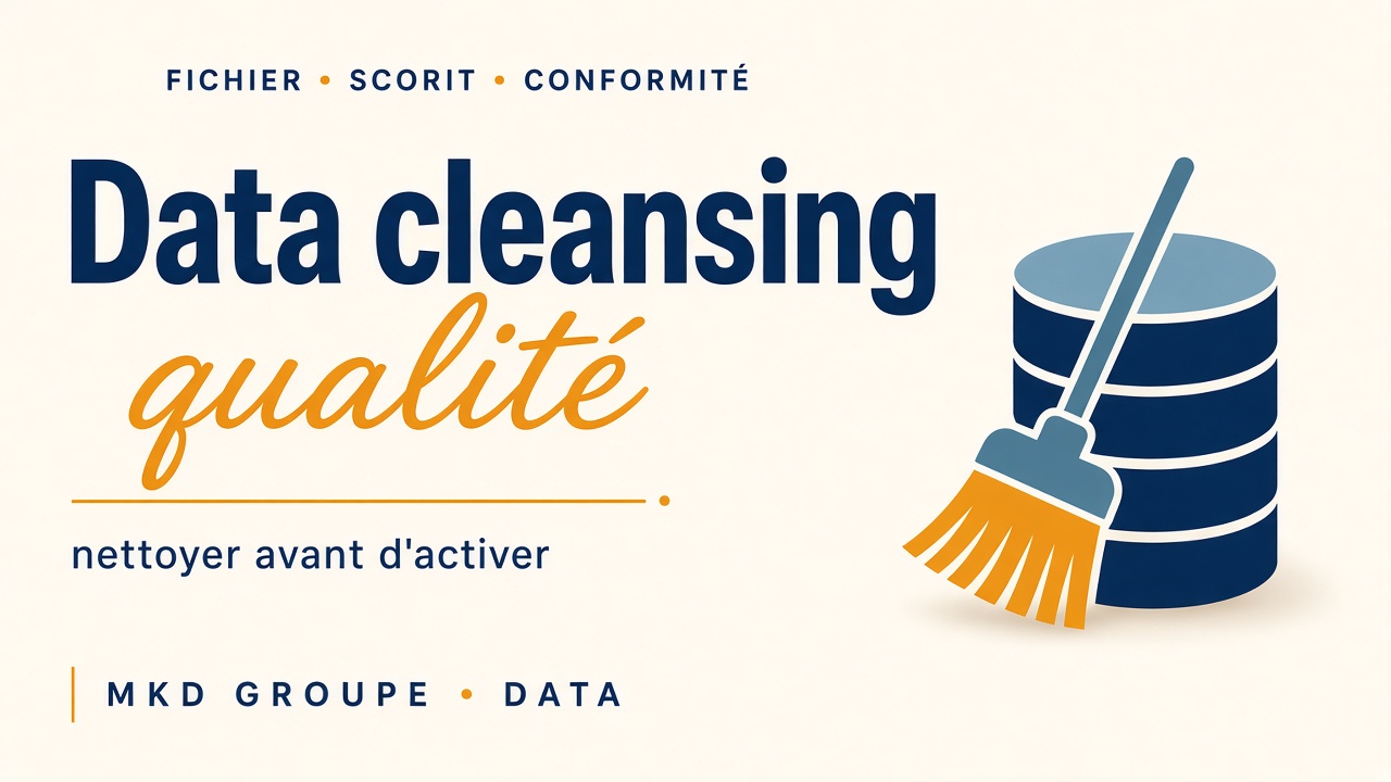 Data cleansing : nettoyer ses données avant le scoring — MKD Groupe