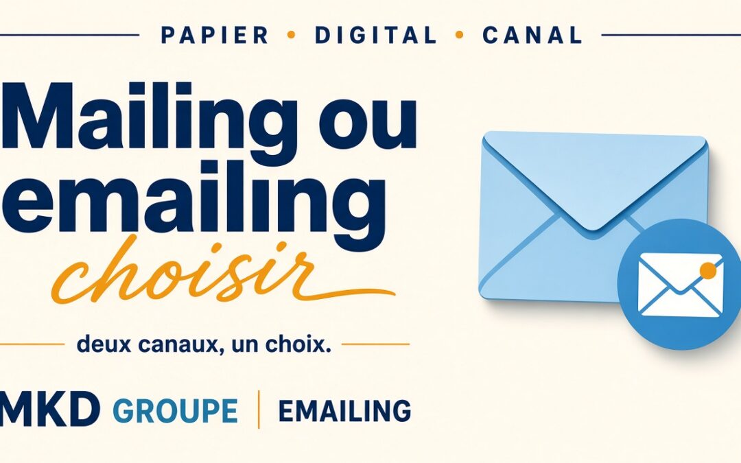Mailing postal ou emailing : quelle différence choisir