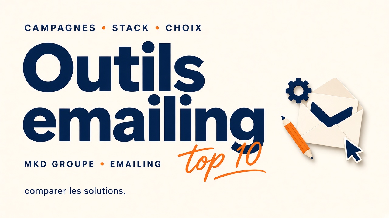 Top outils emailing : choisir sa stack de campagne — MKD Groupe