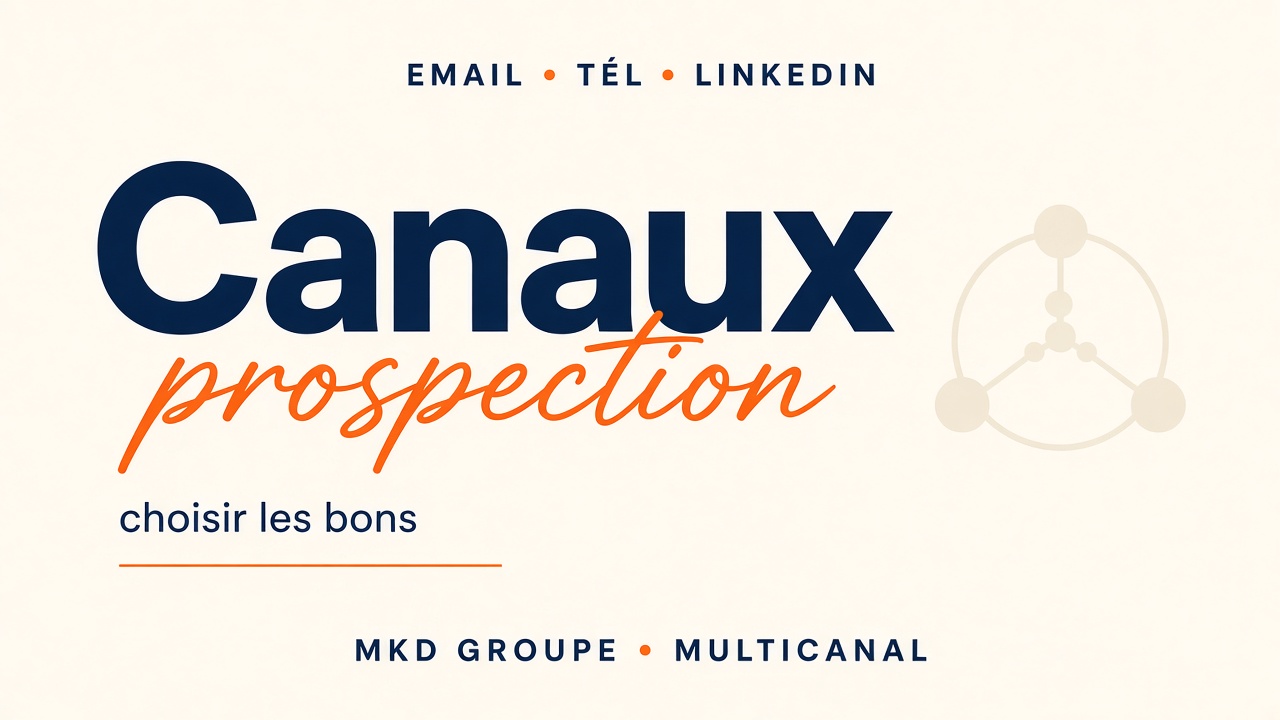 Canaux de prospection : comment choisir les bons — MKD Groupe