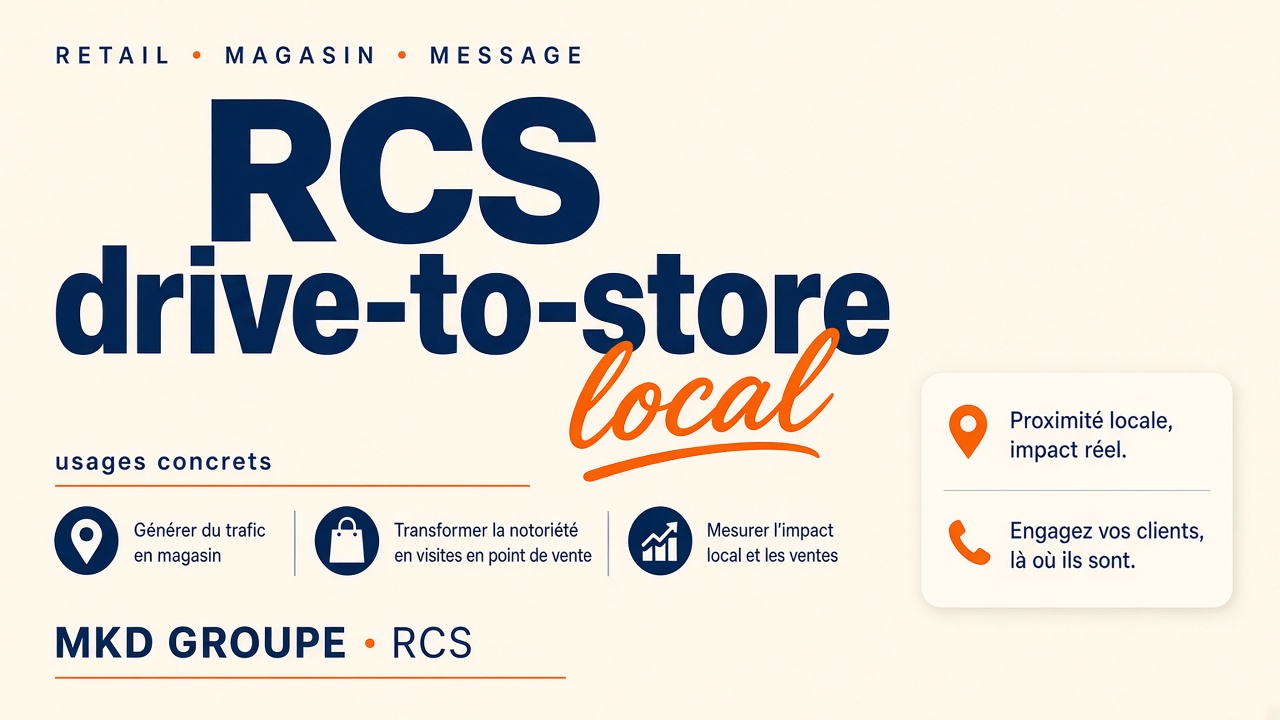 RCS et drive-to-store local : usages concrets pour le retail — MKD Groupe