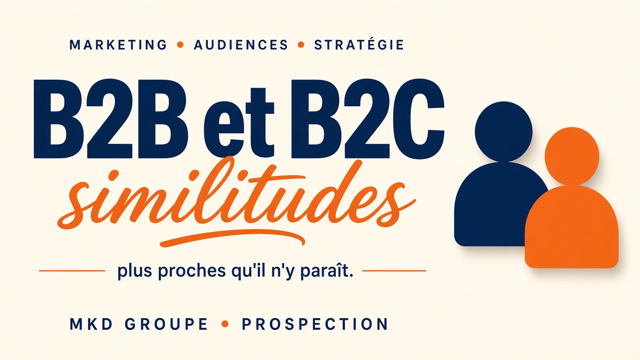 Marketing B2B et B2C : similitudes utiles pour vos campagnes — MKD Groupe