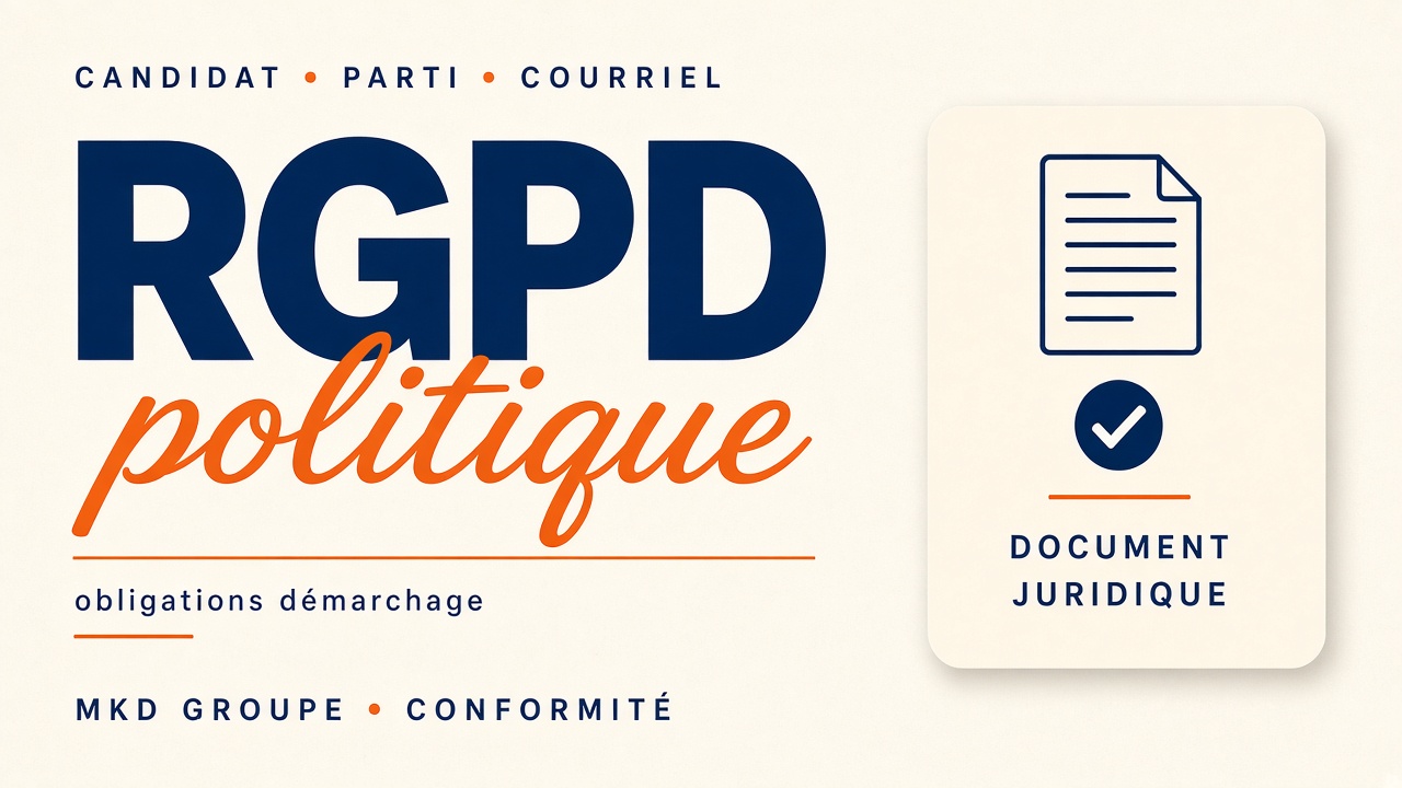 Candidat ou parti politique : vos obligations RGPD — MKD Groupe