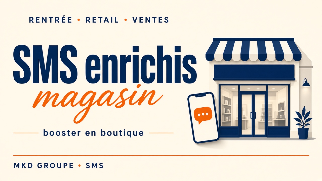 SMS enrichis : booster les ventes en magasin à la rentrée — MKD Groupe
