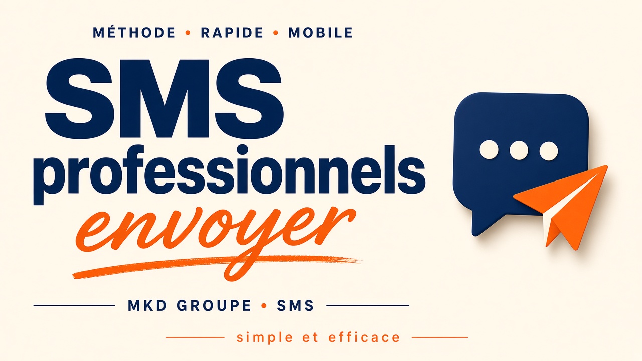 Envoyer des SMS pro : méthode simple et rapide — MKD Groupe