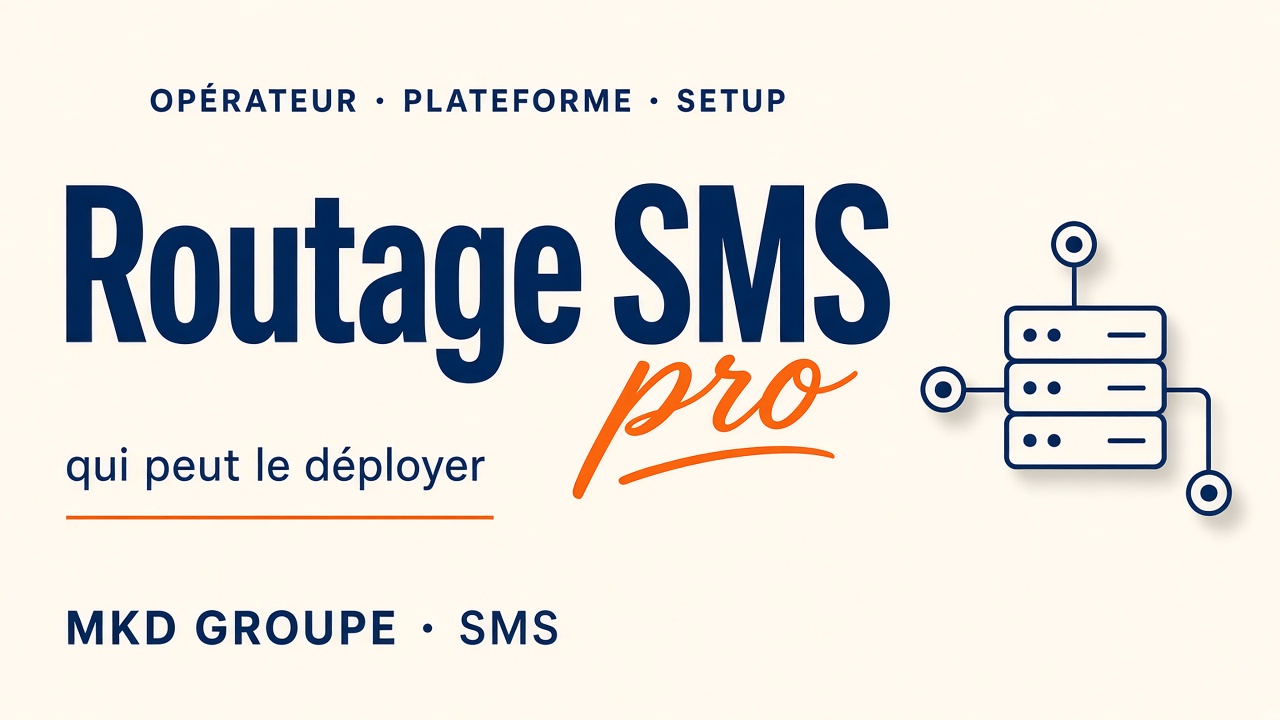 Routage SMS pro : qui peut le mettre en place ? — MKD Groupe