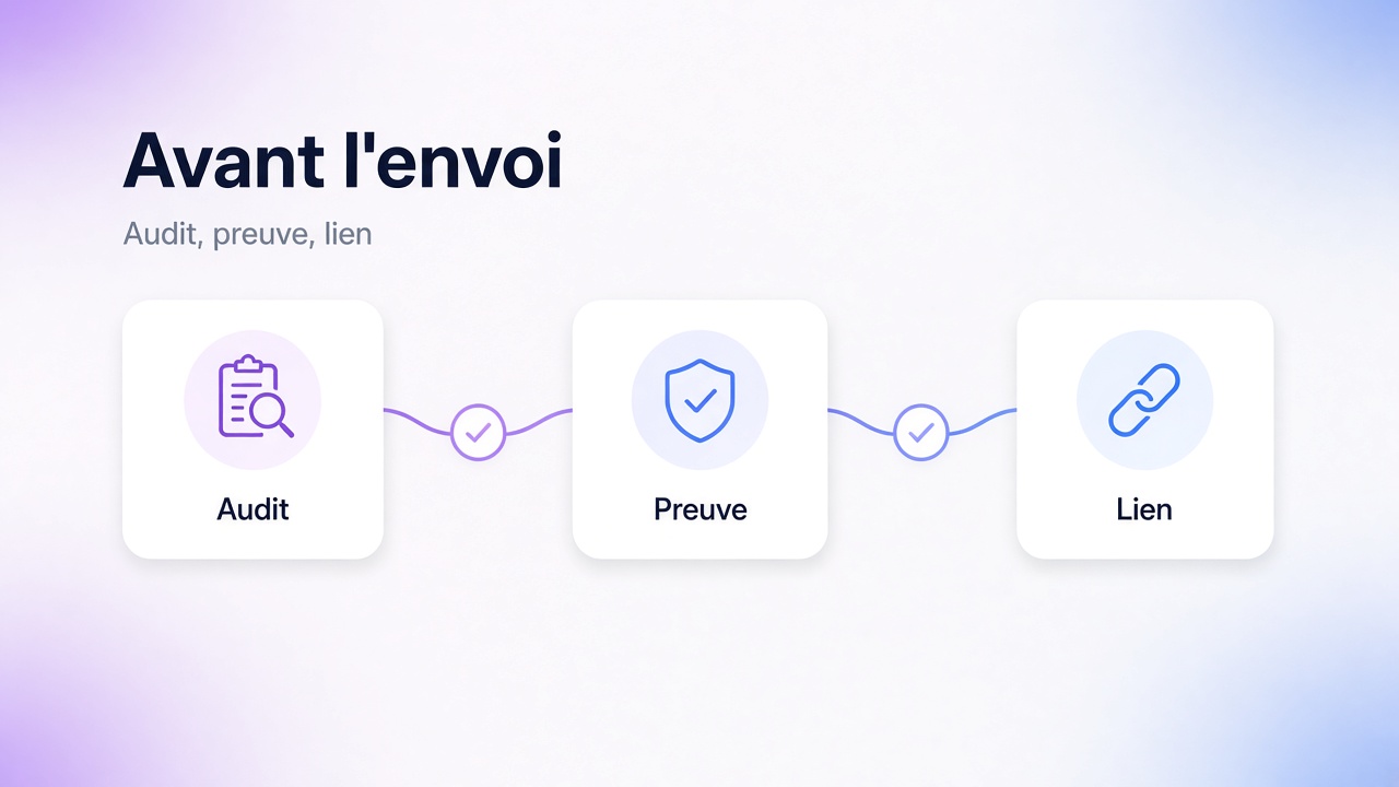 pixels de suivi contrôles avant envoi
